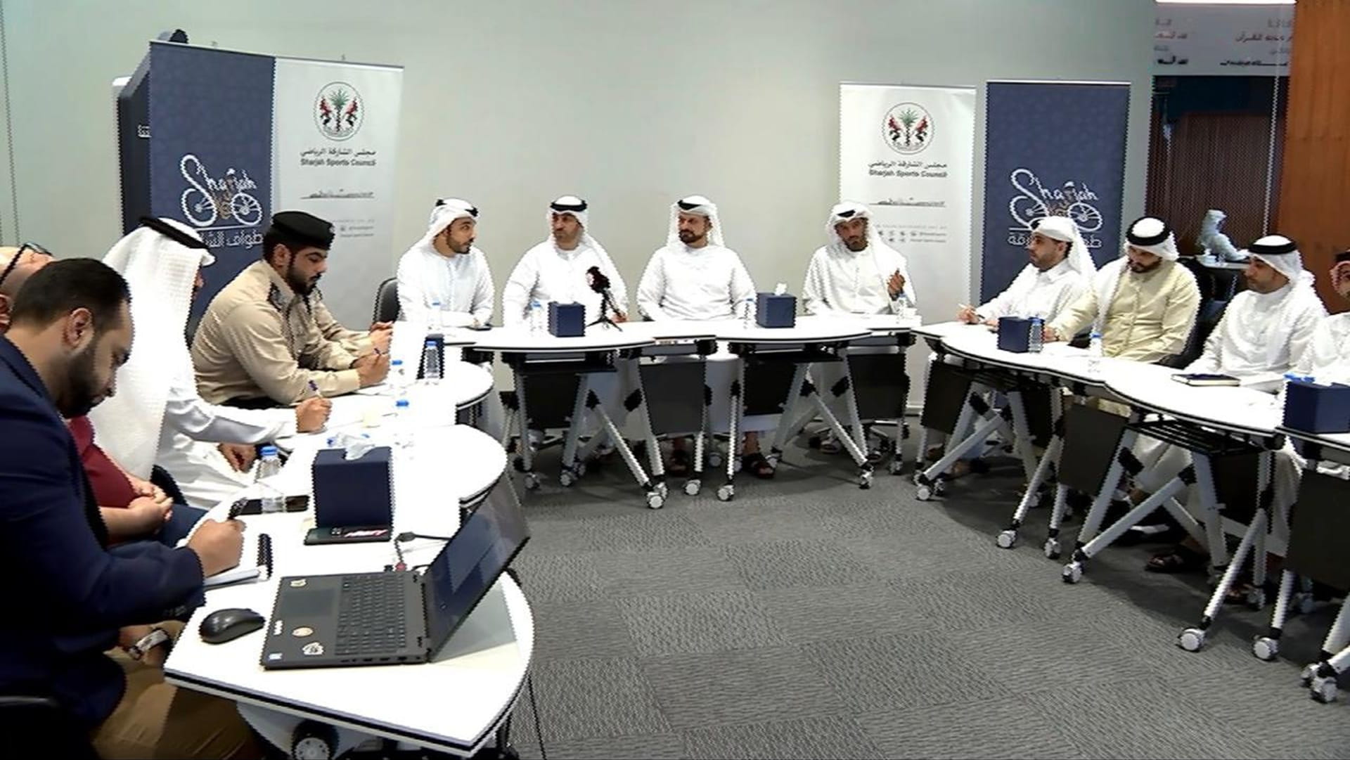 صورة بعنوان: لجنة طواف الشارقة تبحث استعداداتها لإطلاق دورته الـ11 يناير المقبل 