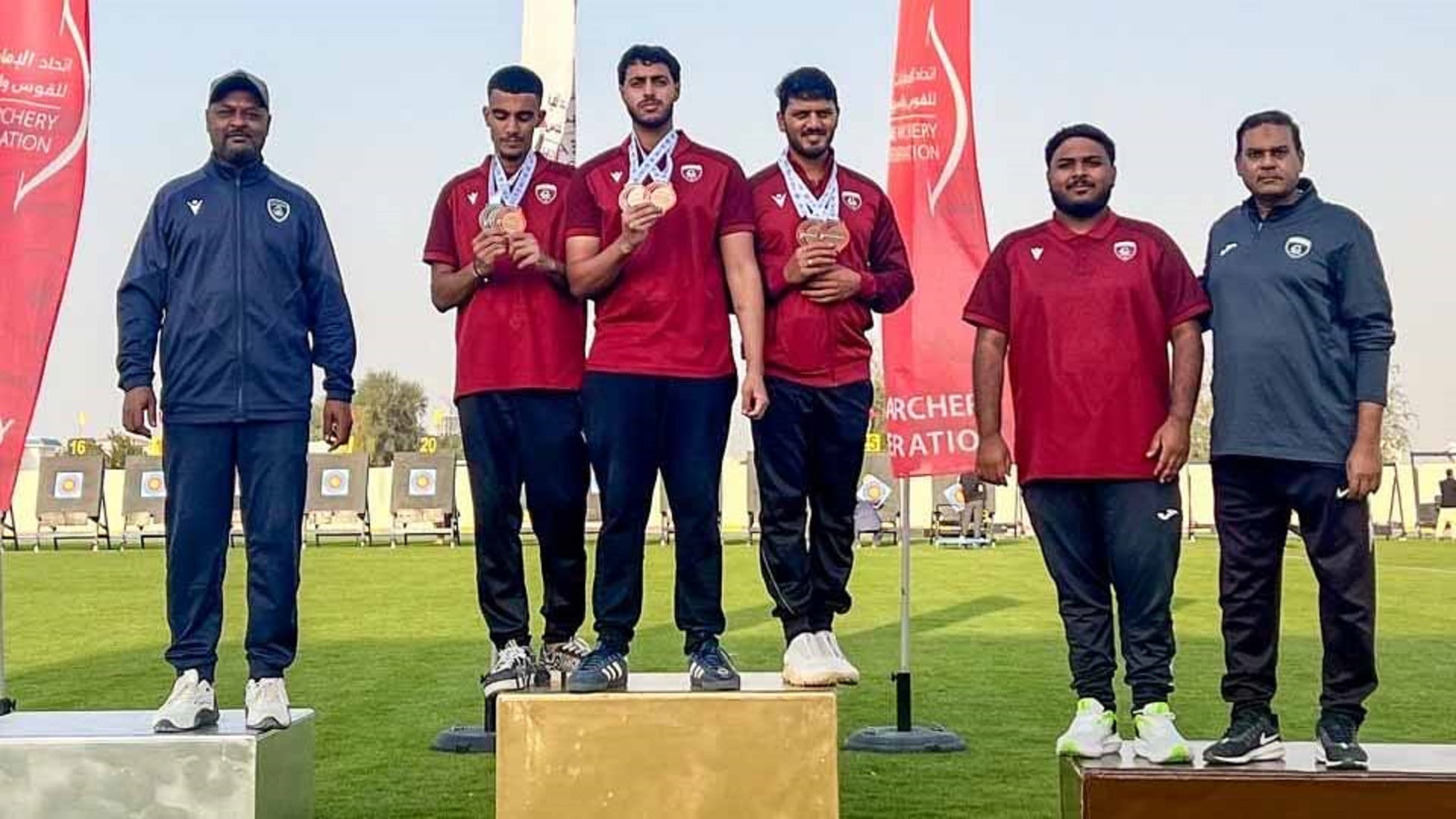 قوس وسهم الحمرية يحصد 4 ميداليات ملونة في دوري الإمارات
