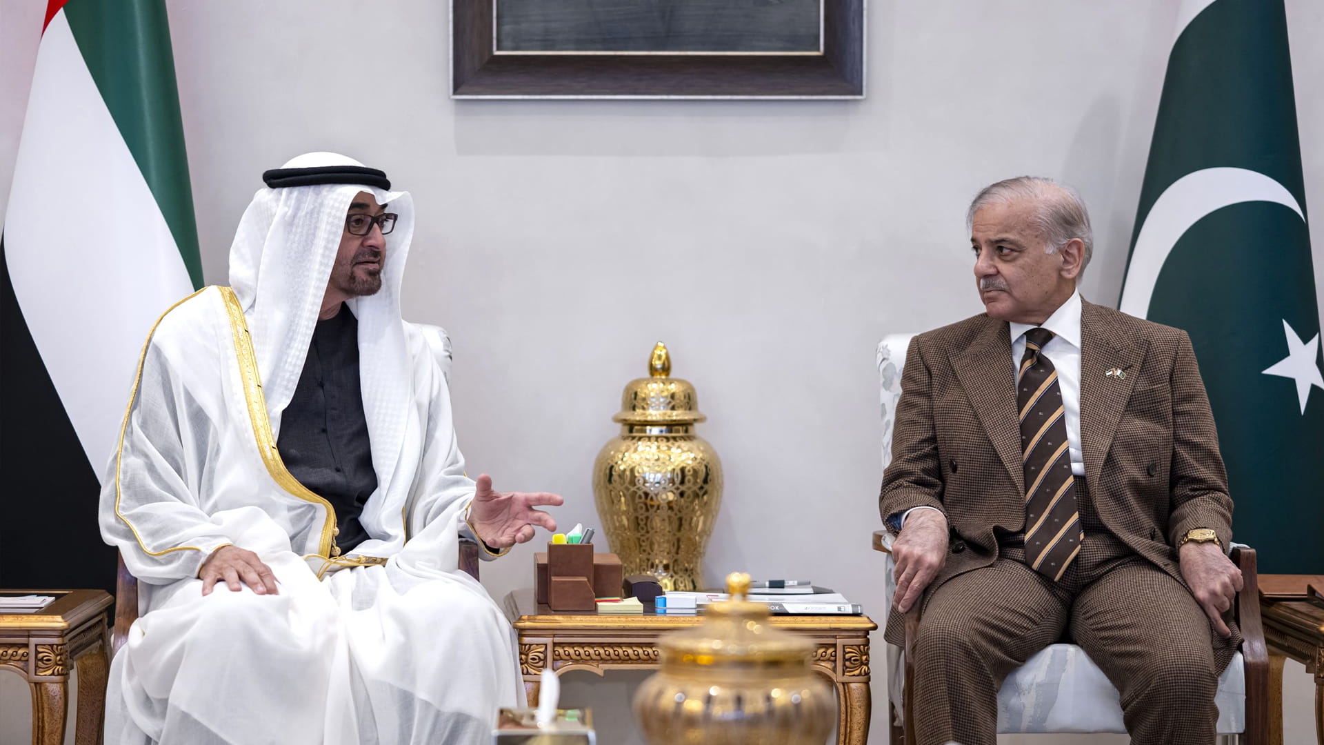 UAE President, Pakistani PM discuss bilateral cooperation 