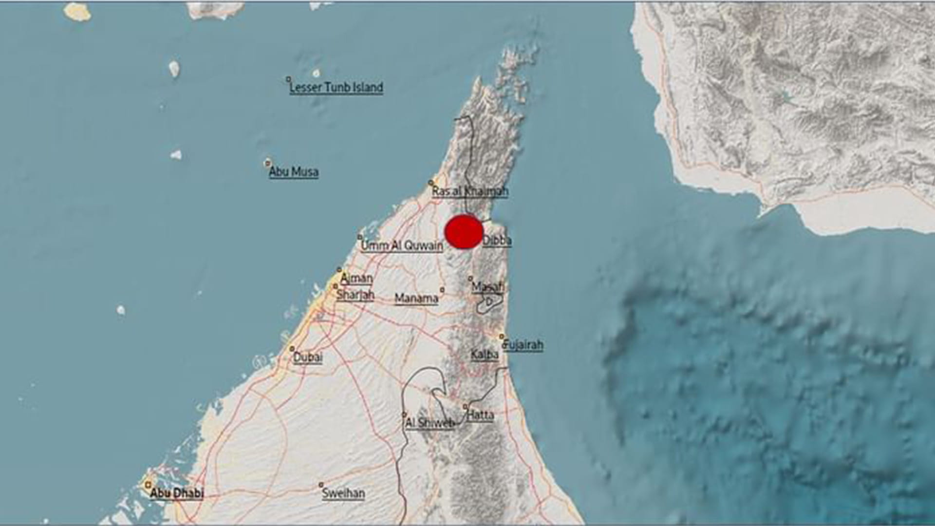 Magnitude 2.9 earthquake hits southern Musandam 
