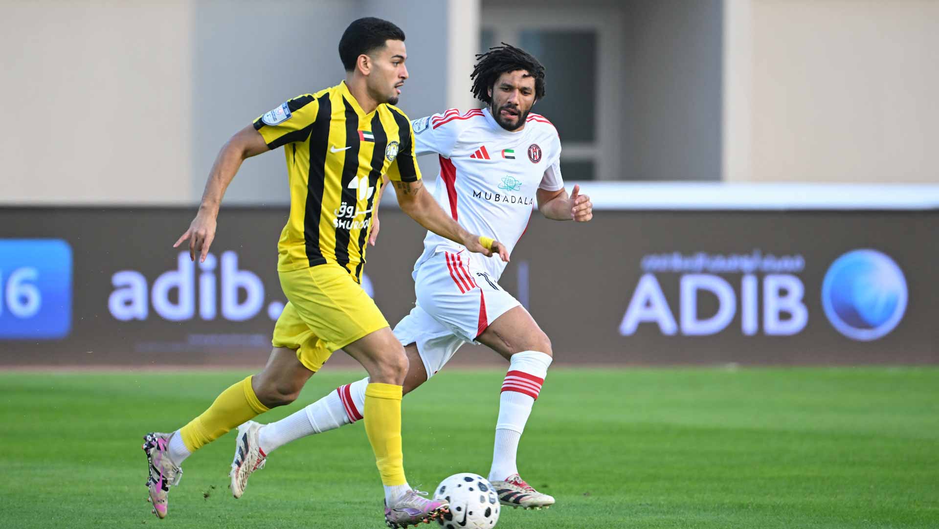 دوري أدنوك للمحترفين.. تعادل إيجابي بين كلباء والجزيرة  