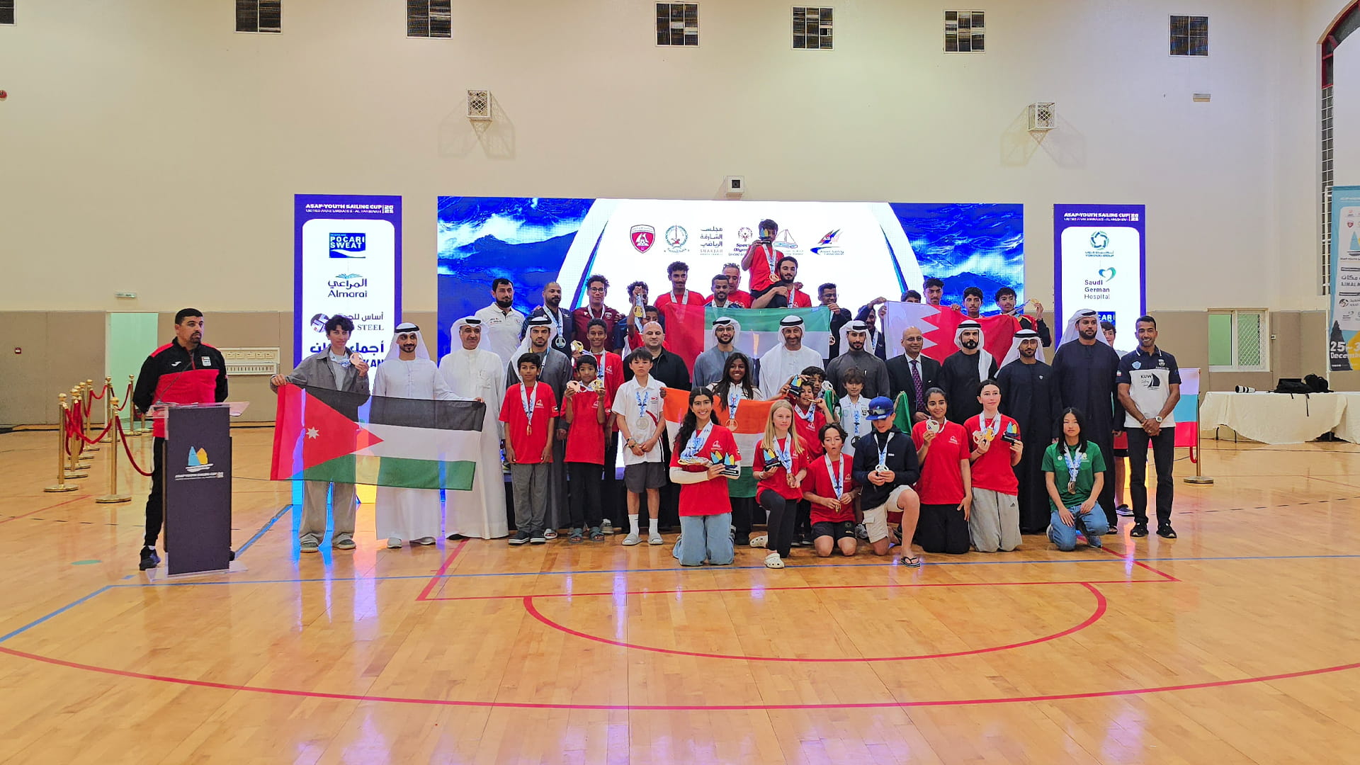 UAE champion of Asian Youth Modern Sailing Championship 