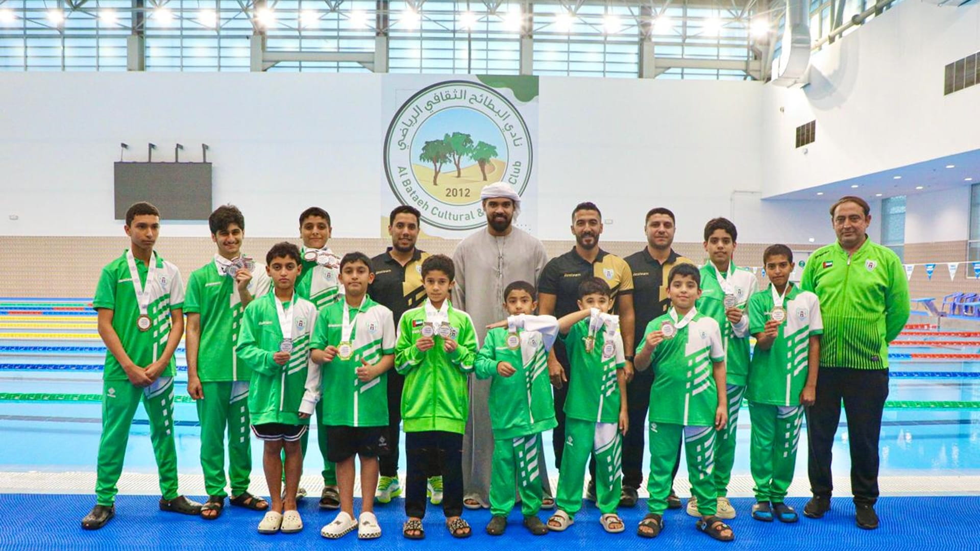 Image for the title: Dibba Al Hisn stars shine at Sharjah swimming championship 