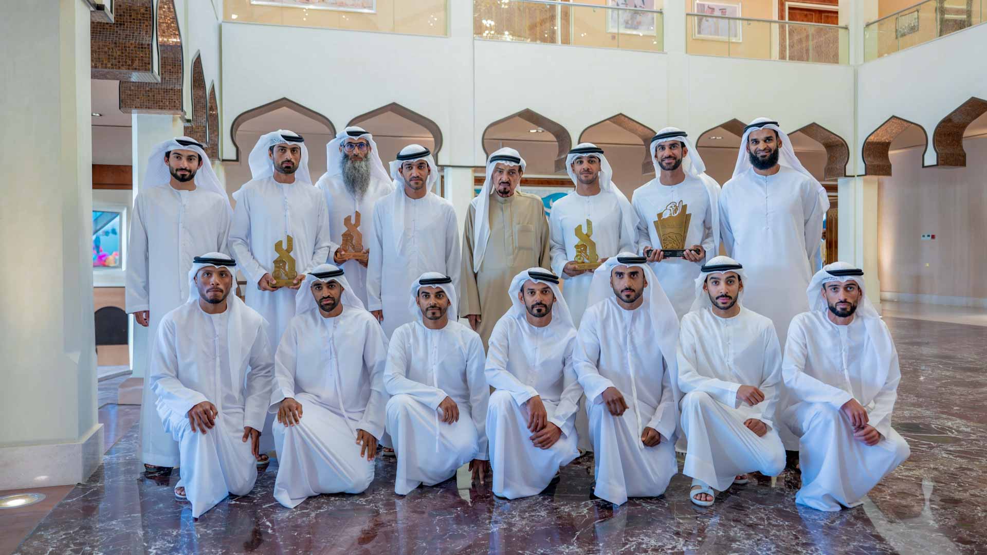 Ajman Ruler receives ABH Cycling Team 