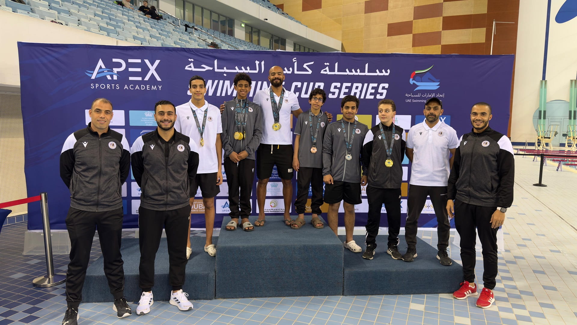 نادي مليحة الرياضي يتألق في البطولة التنافسية للسباحة 2025