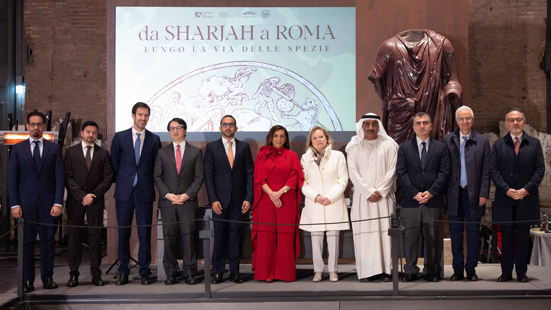 Bodour Al Qasimi inaugurates art exhibition in Rome 