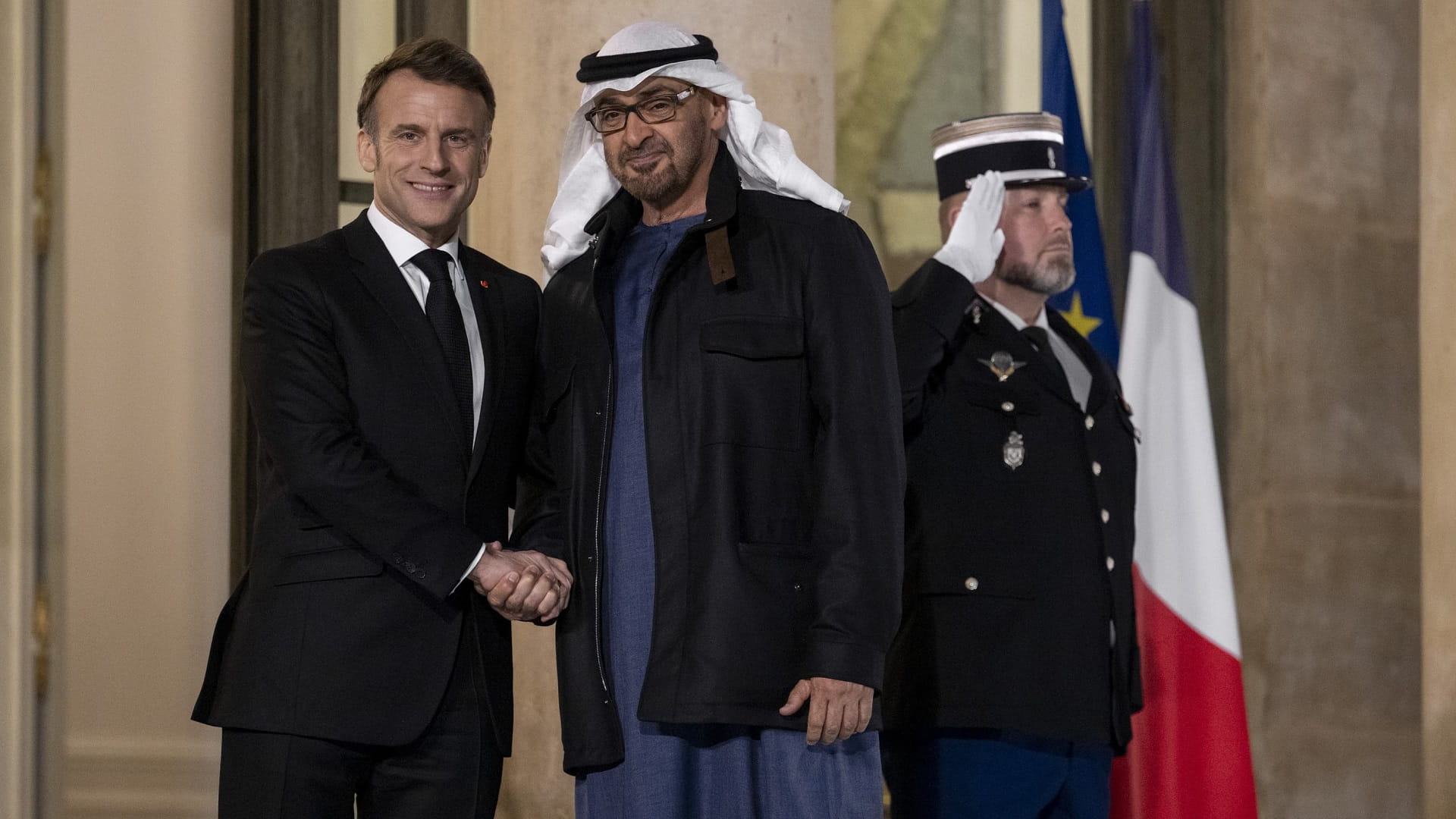 UAE President arrives in France on working visit