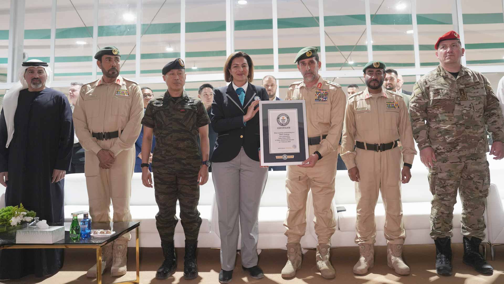 تحدي الإمارات للفرق التكتيكية يدخل موسوعة غينيس 