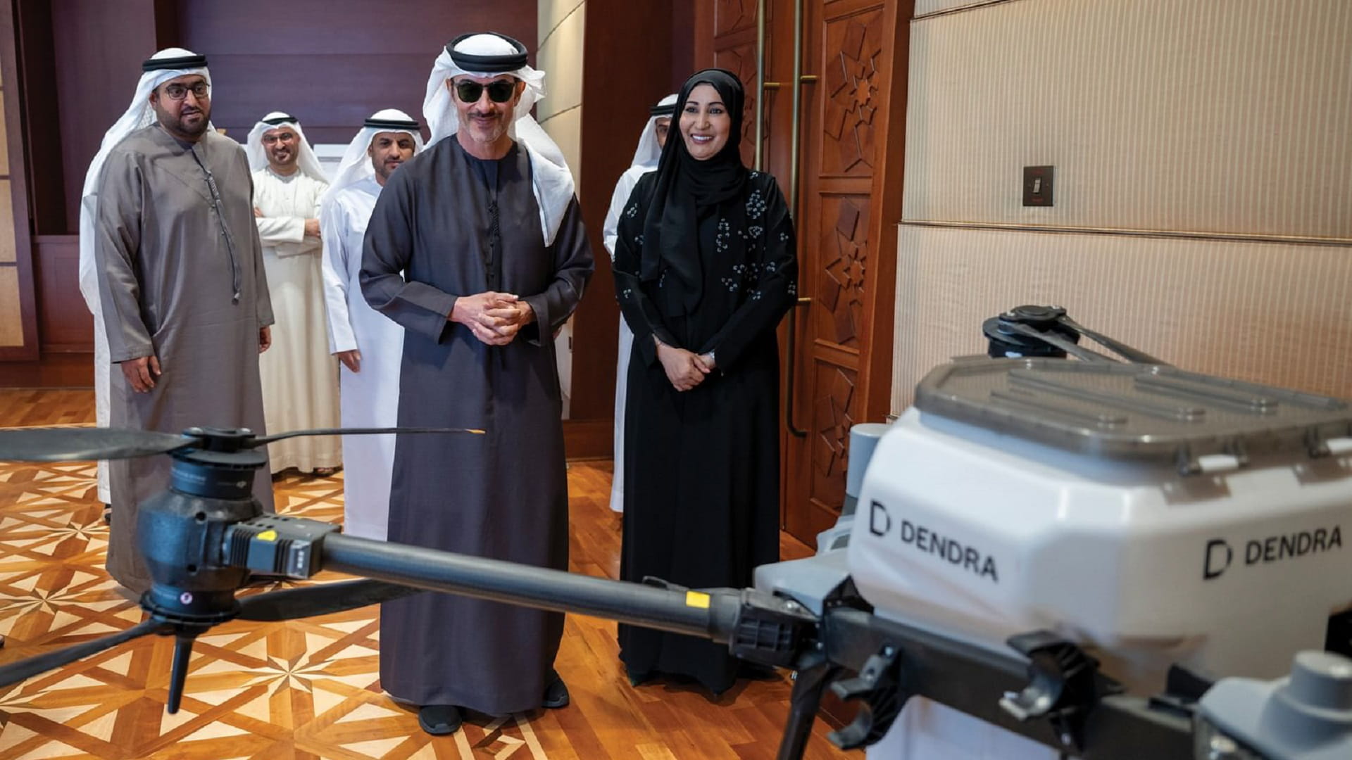 Hazza bin Zayed hosts EAD delegation