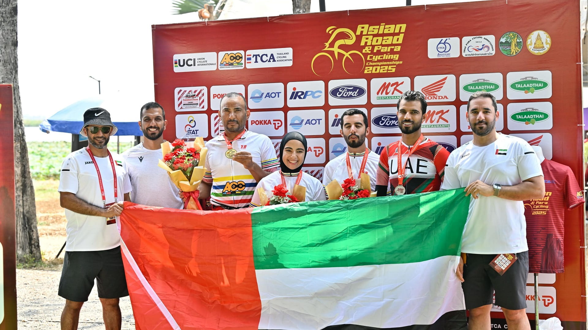 UAE Cycling team shines at Asian Championship in Thailand 