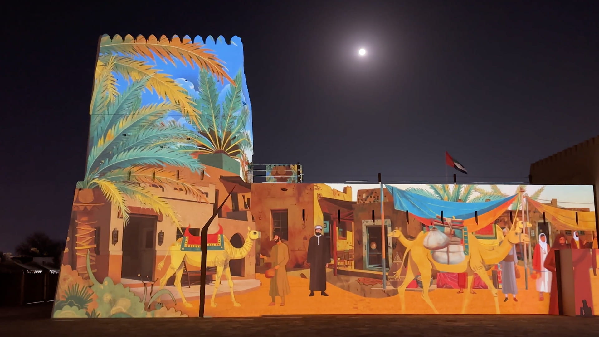 Al Dhaid Fort hosts "Valley’s Tale" as part of Lights Festival