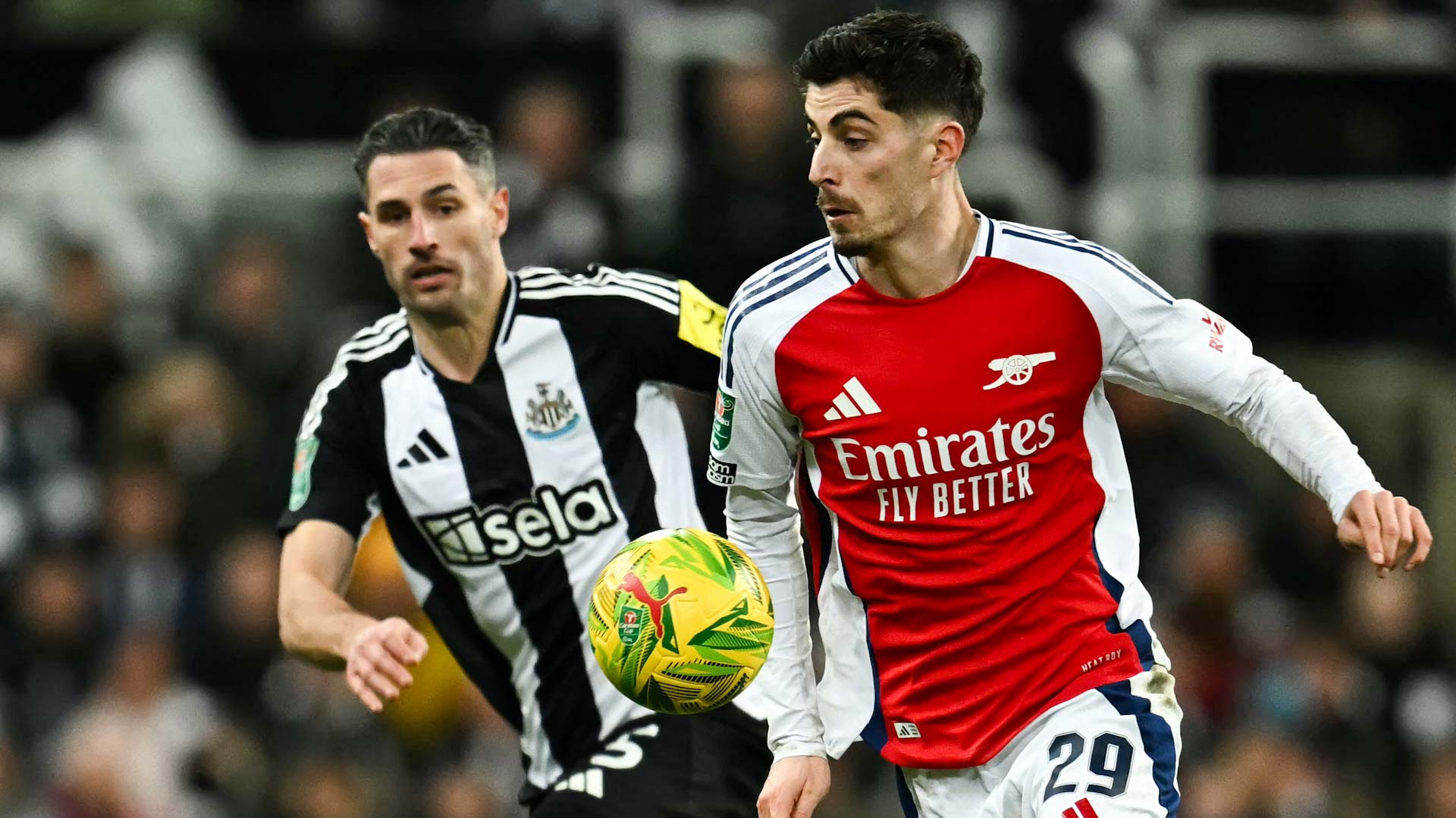 أرسنال الإنجليزي يؤكد غياب هافيرتز حتى نهاية الموسم 