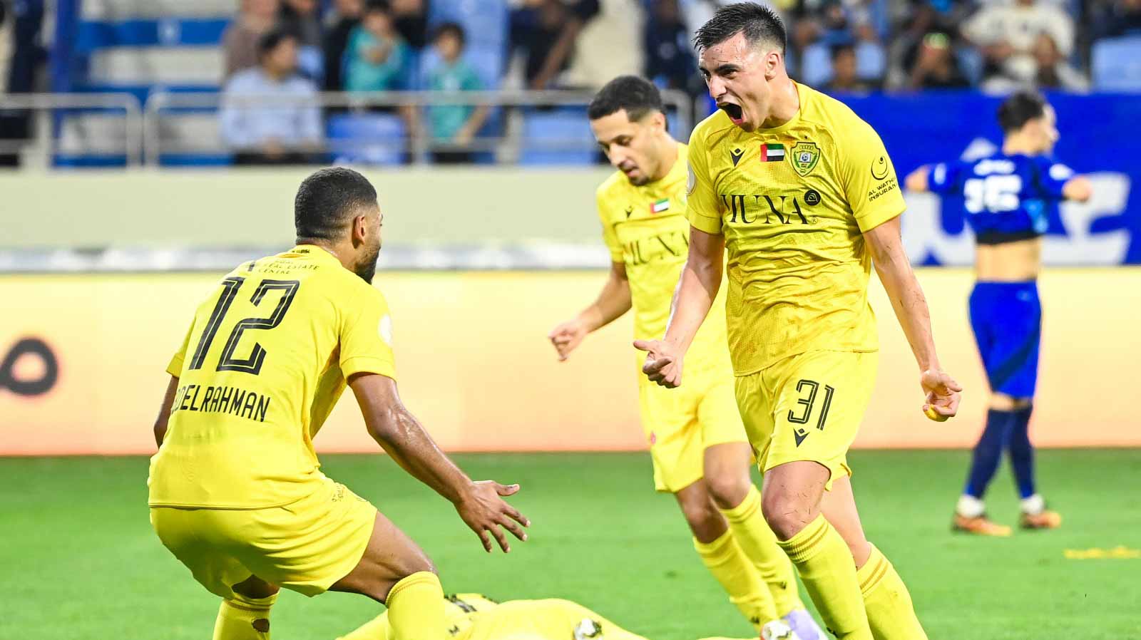 الوصل يحسم قمة ديربي بر دبي أمام النصر 