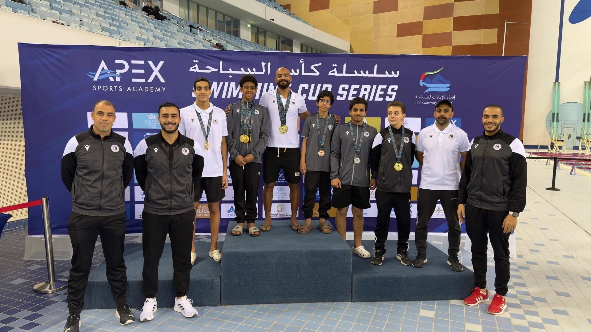 سباحو نادي مليحة يتألقون بـ 31 ميدالية في بطولة "أبيكس 2025"