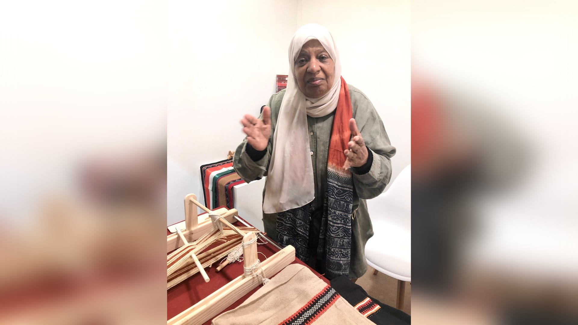 "السدو" يحمل أسرار المرأة وبصمتها الحرفية بأيام الشارقة التراثية 