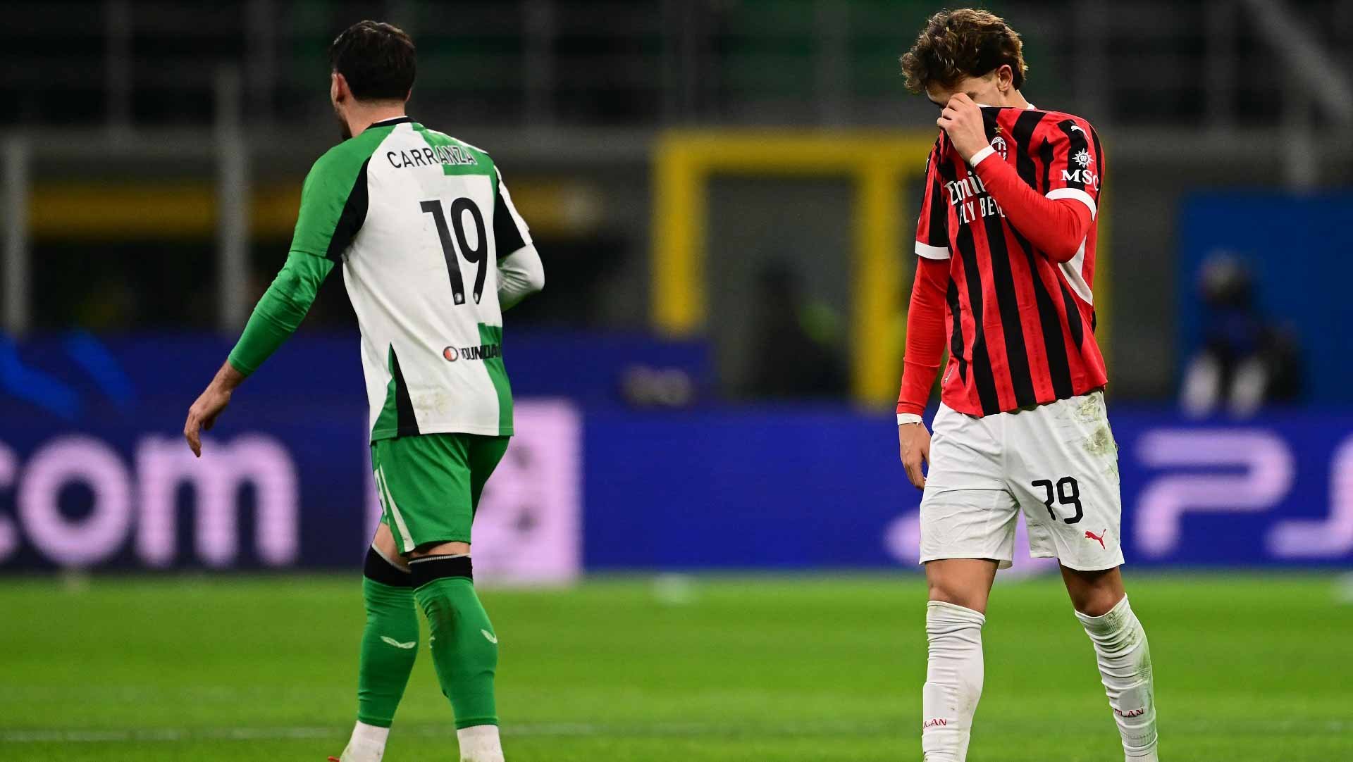Feyenoord reach Champions League last 16 via AC Milan 