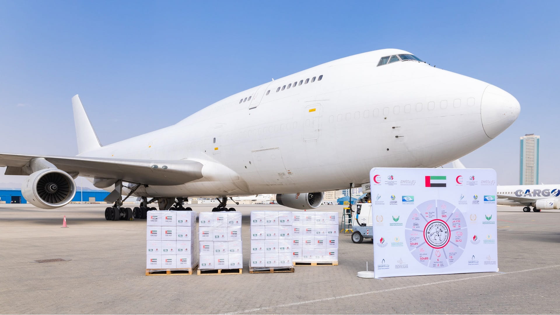 Hamad Bin Mohammed Al Sharqi Foundation, FCA provide aid to Gaza 