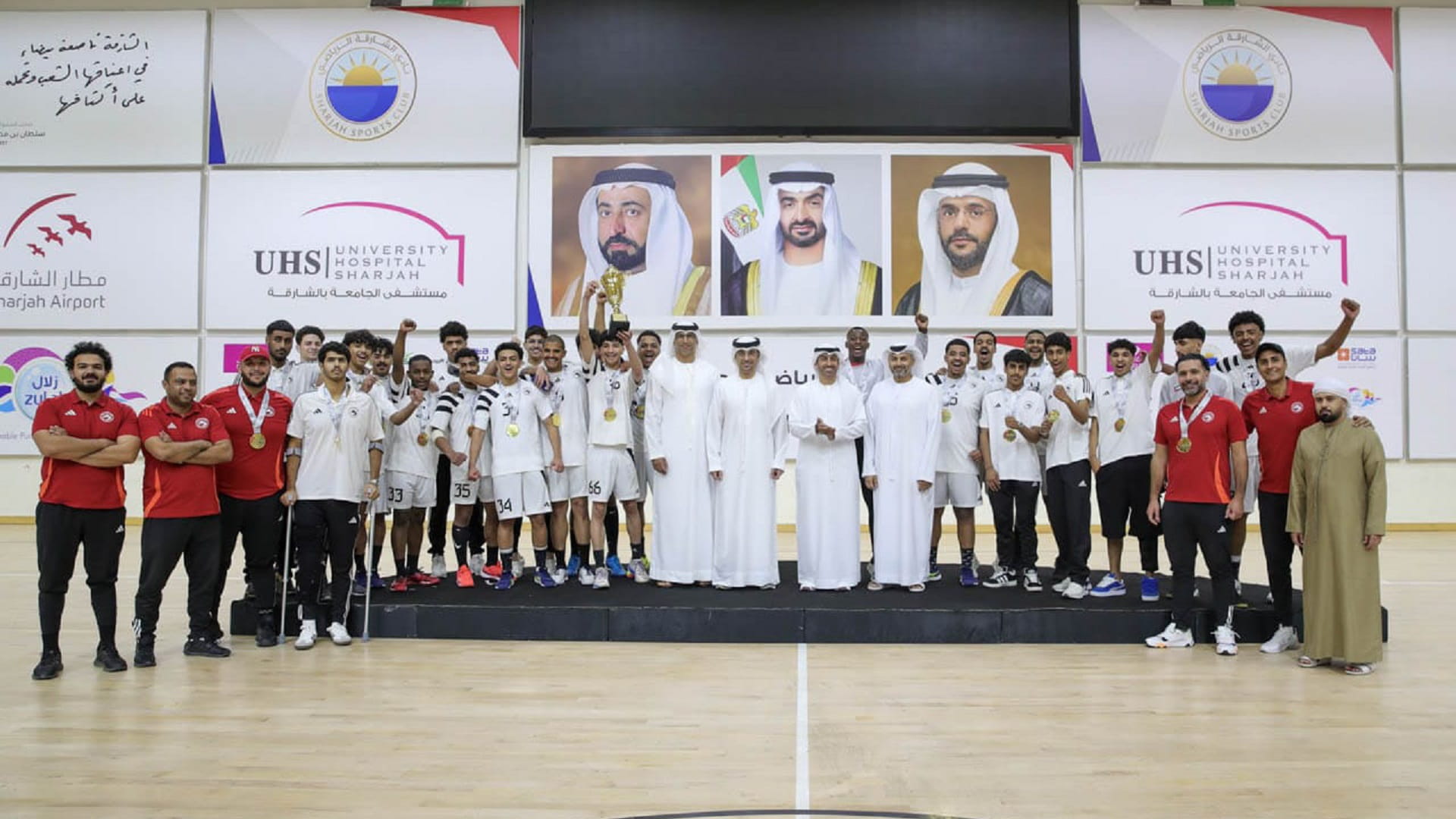 Sharjah wins Junior Handball League for tenth time in a row 