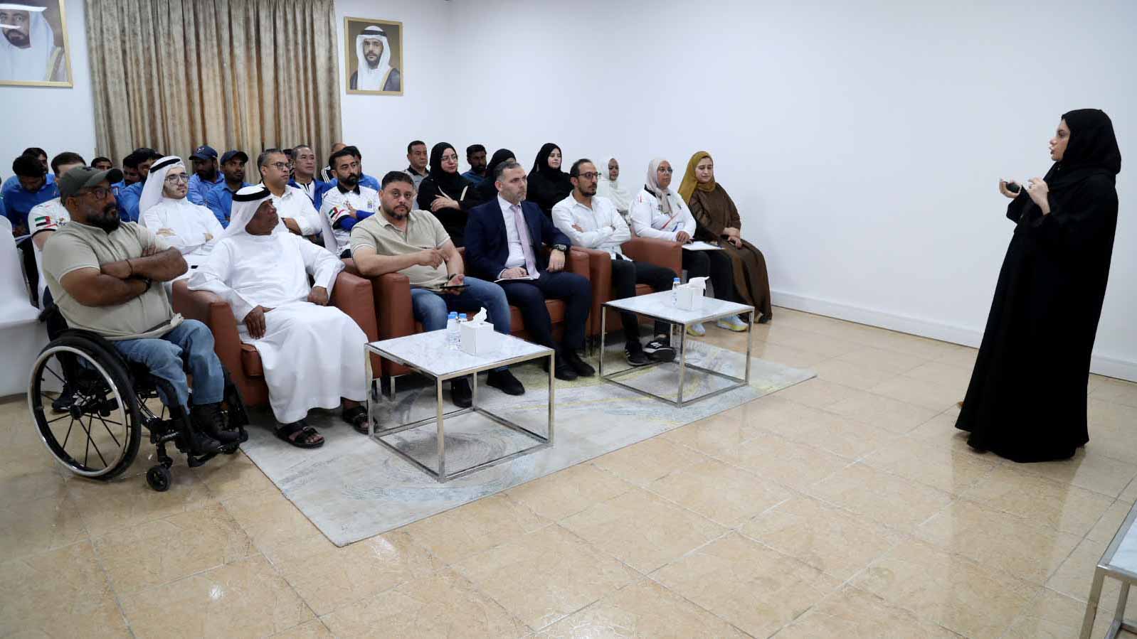نادي الثقة للمعاقين ينظم برنامج "صحة الموظف"  