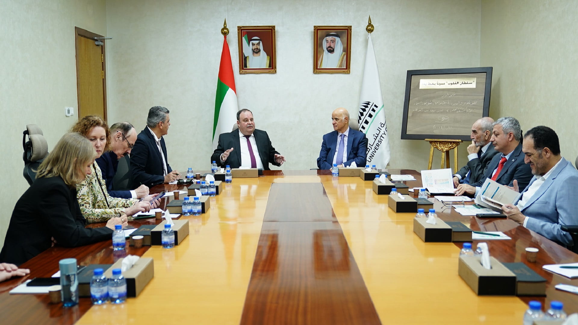 جامعة الشارقة والجامعة المالية الروسية يبحثان التعاون الأكاديمي 