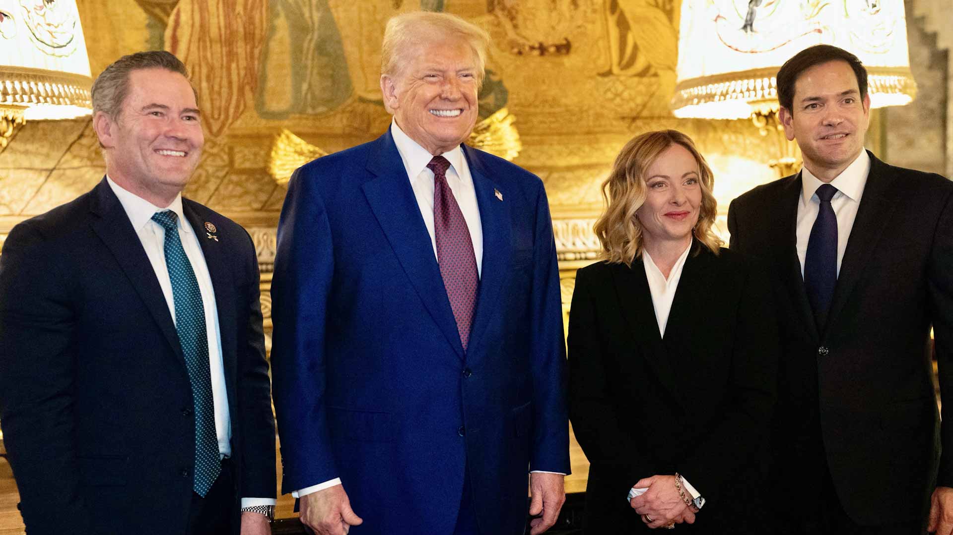 Italy's Meloni visits Trump in Florida 