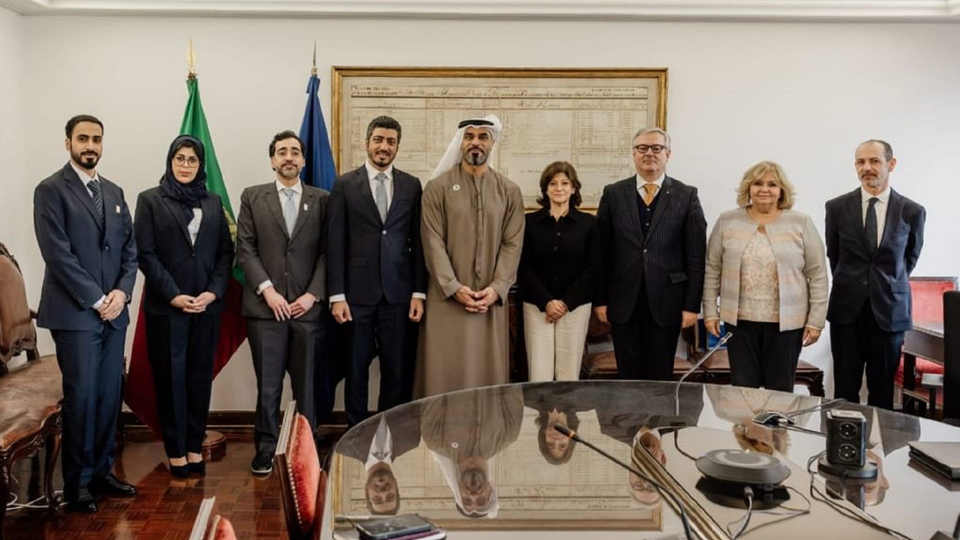 الإمارات والبرتغال تبحثان أفضل الممارسات في حماية الموارد العامة 