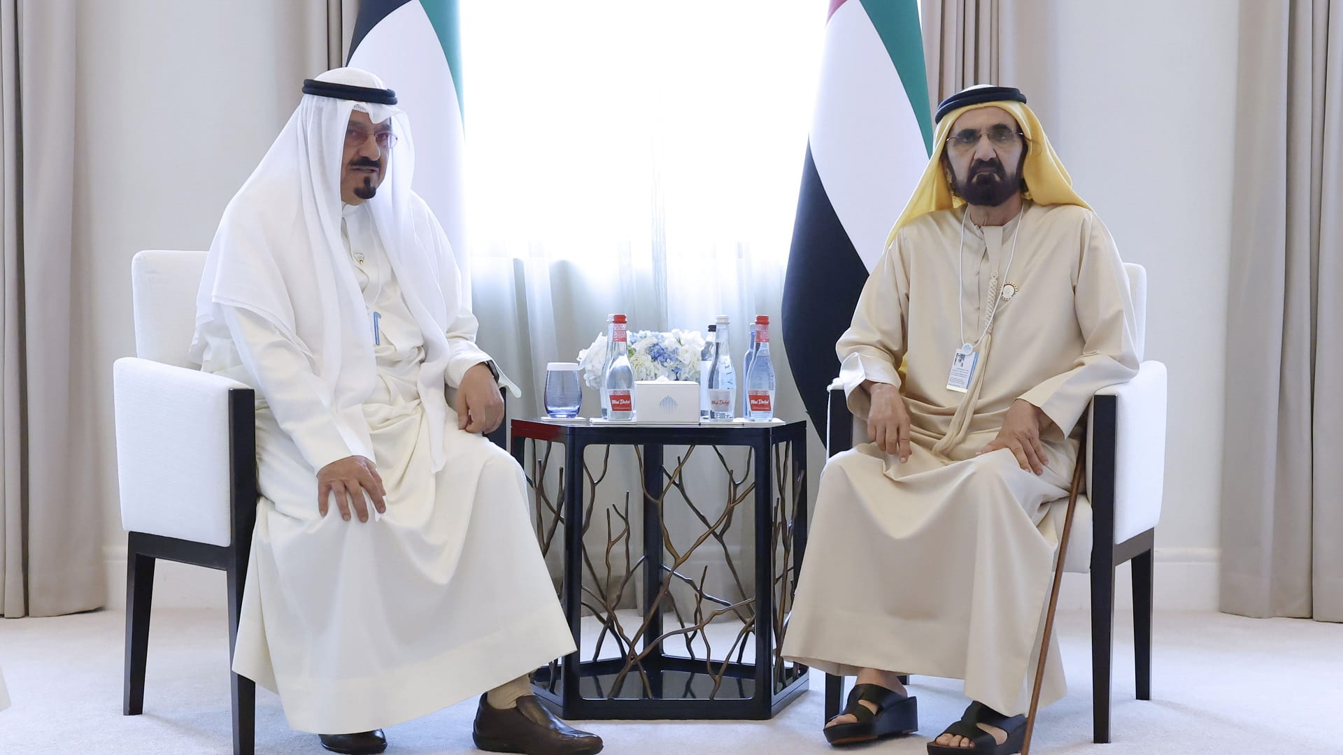 WGS: Mohammed bin Rashid, Kuwait’s PM discuss growing relations 