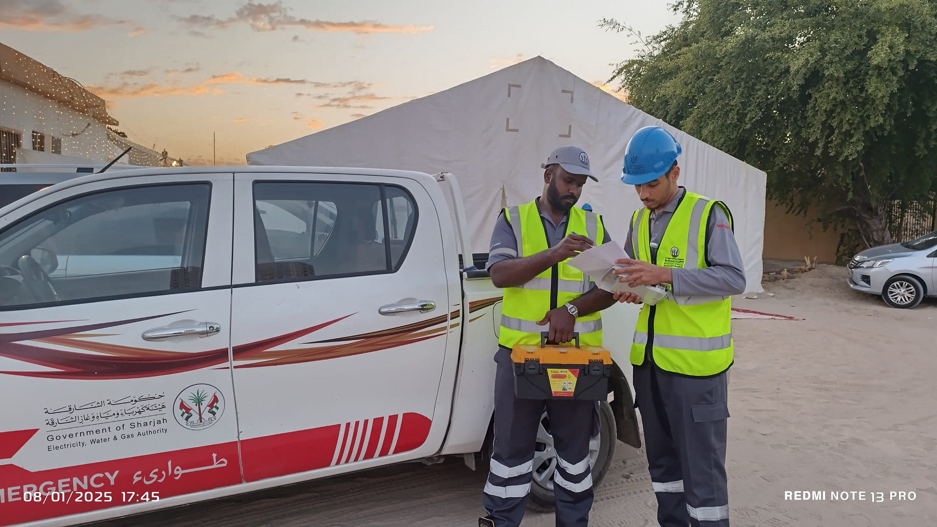 كهرباء الشارقة تزود 557 من خيام المناسبات بالكهرباء خلال عام 2024 