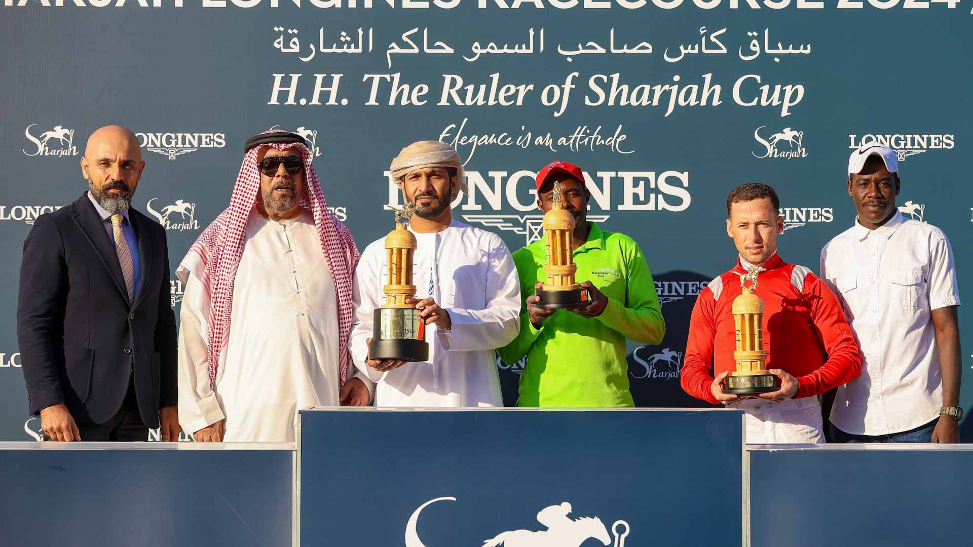 الجواد "بدران" يتوج بكأس سباق صاحب السمو حاكم الشارقة 