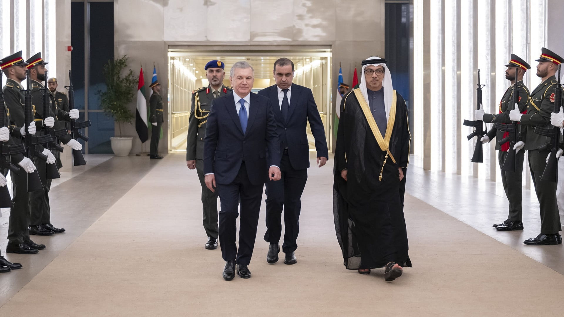 Uzbek President arrives in UAE on official visit