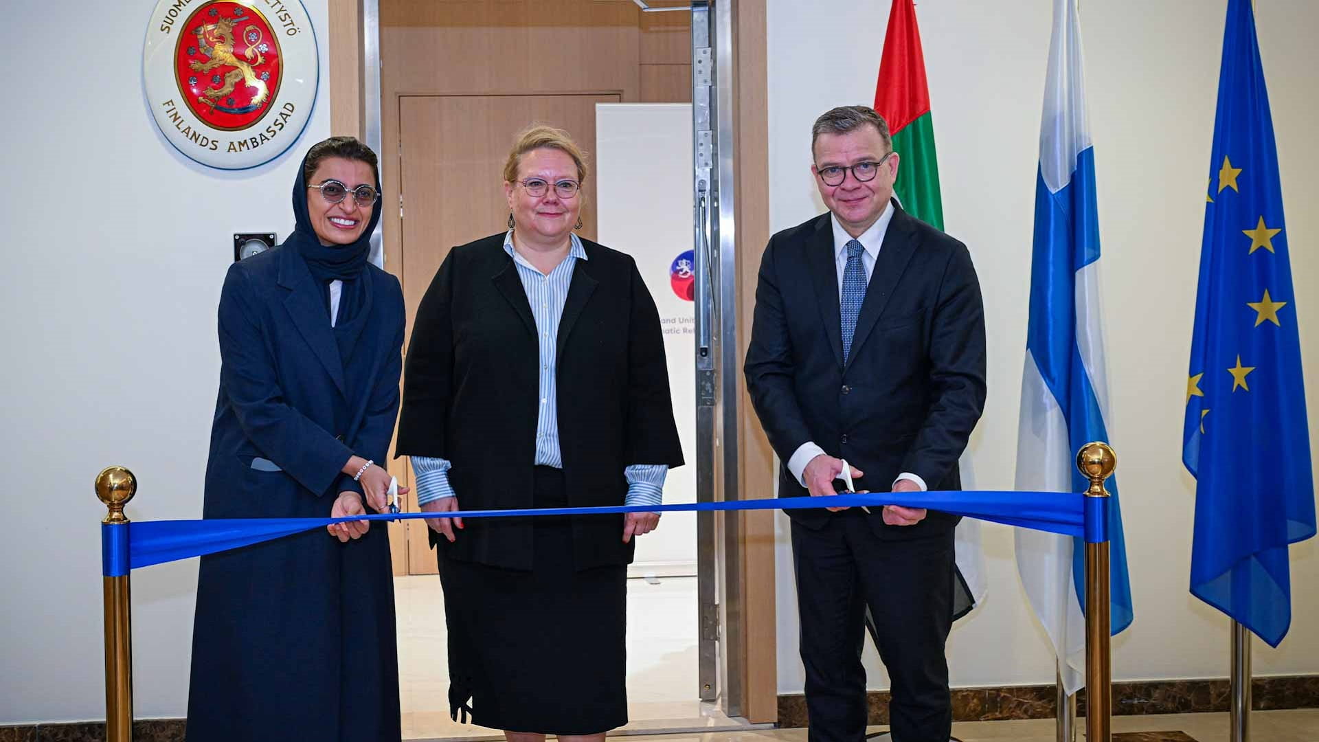Finland's PM opens new embassy headquarters in Abu Dhabi 