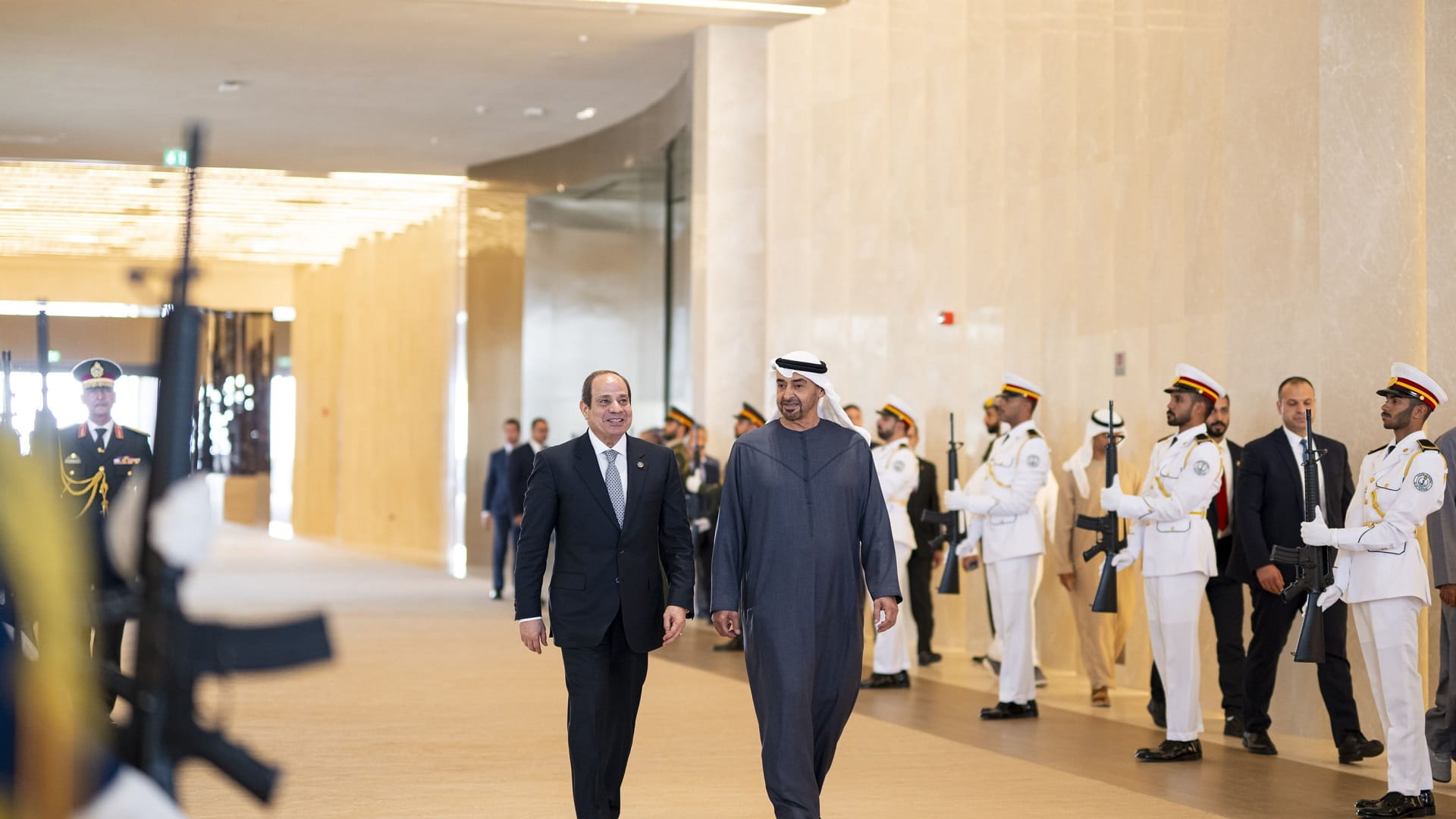 Egyptian President departs UAE at conclusion of working visit