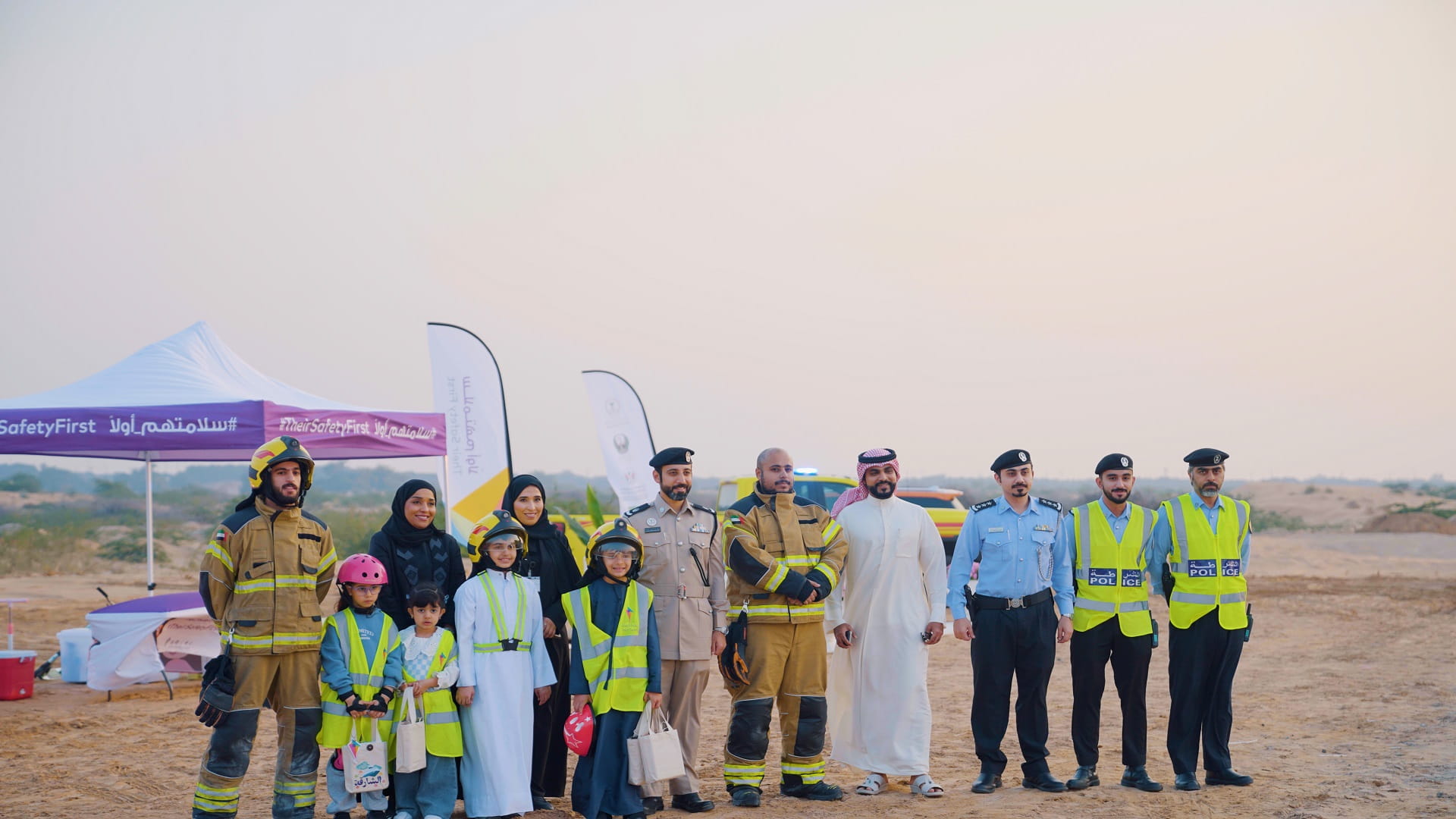 اجتماعية الشارقة تشارك في حملة "سلامتهم أولاً" 