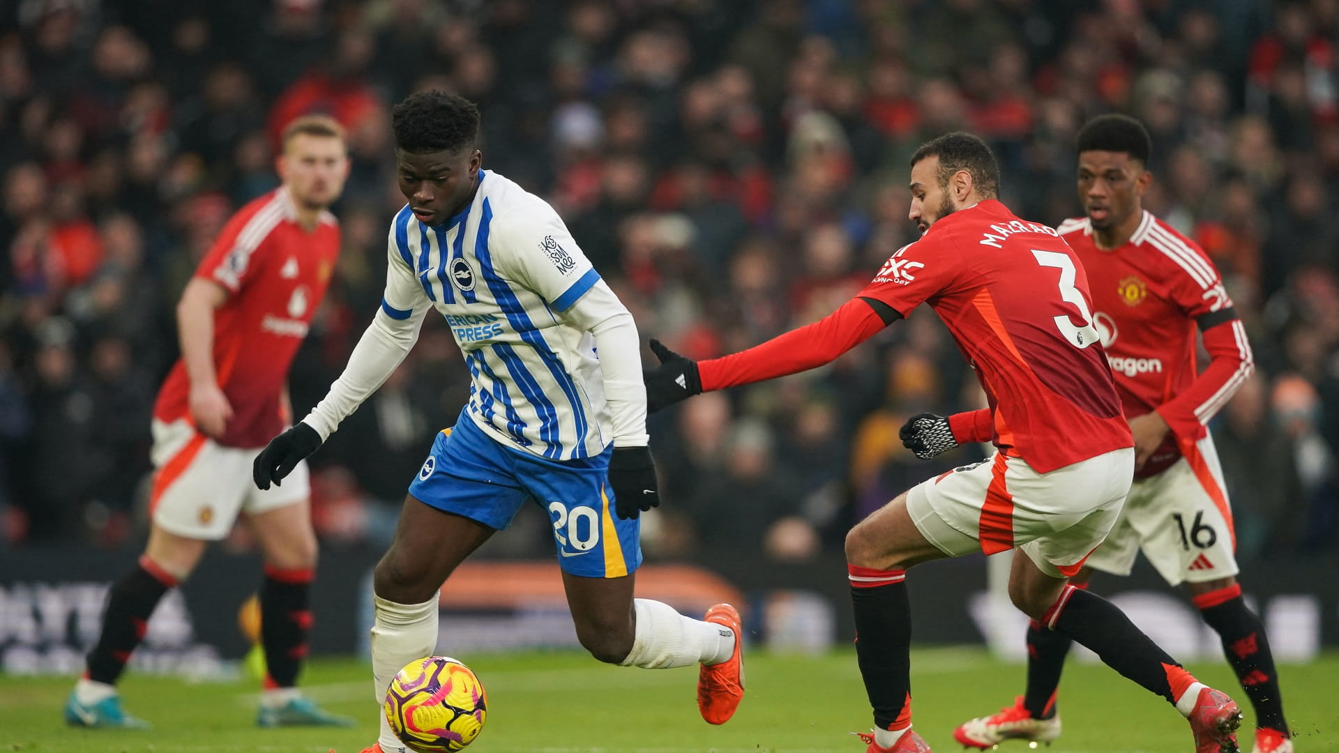 برايتون يقسو على مانشستر يونايتد بالدوري الإنجليزي 