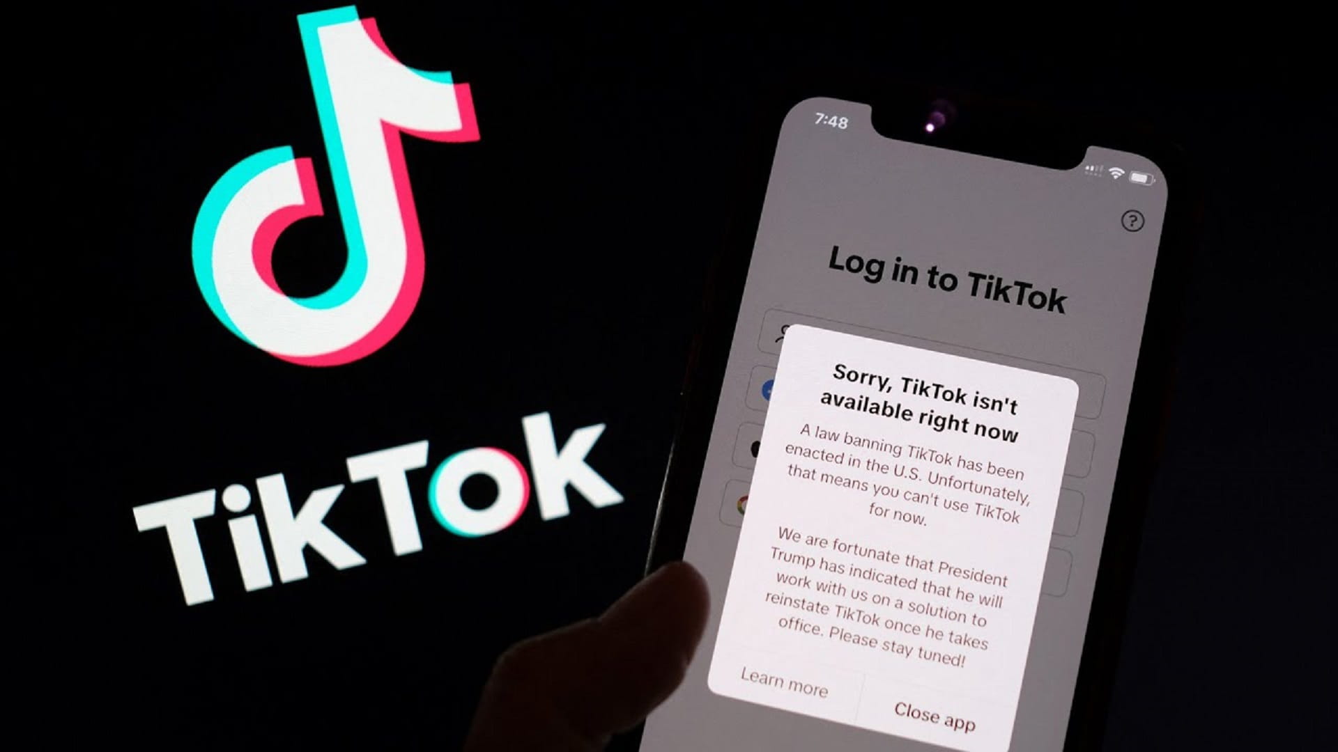TikTok suspends app within United States