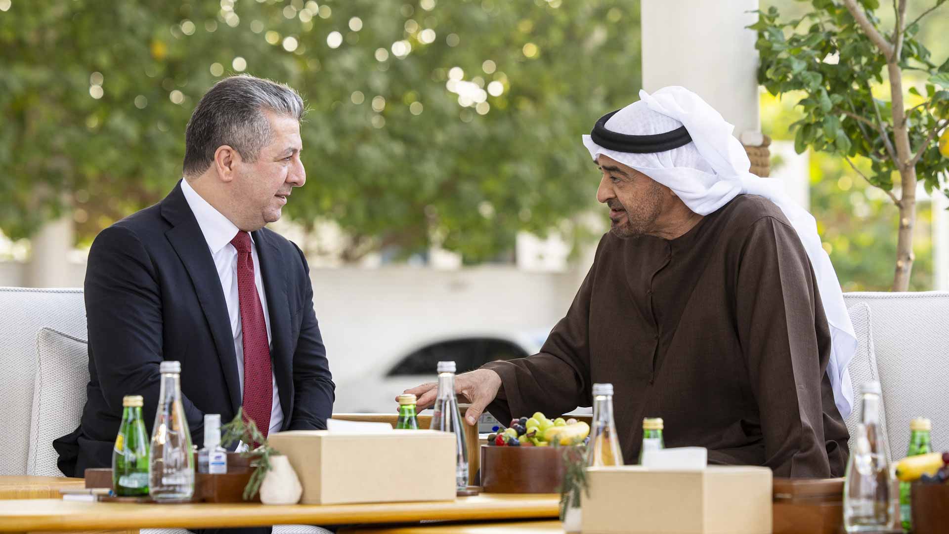 UAE President receives Prime Minister of Iraq’s Kurdistan Region