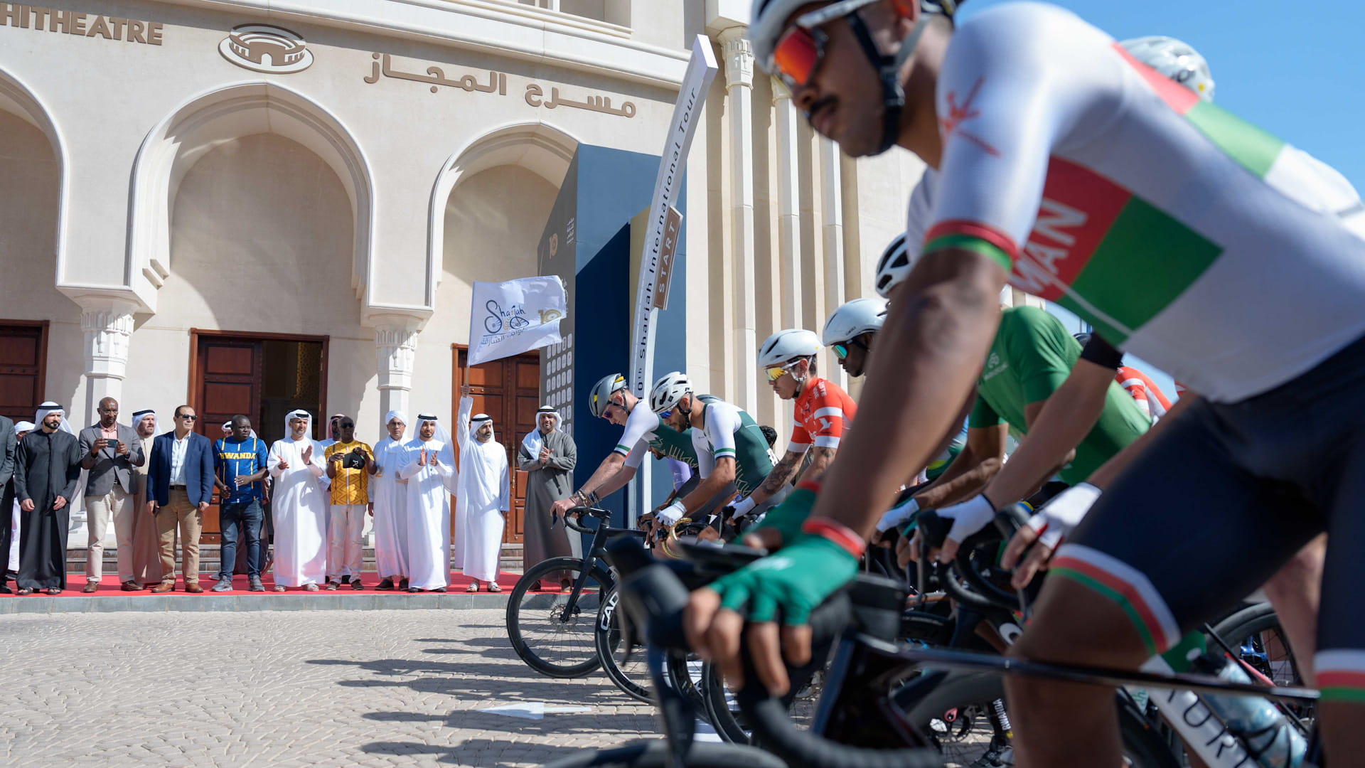 Salem bin Abdulrahman attends launch of 10th Sharjah Cycling Tour 