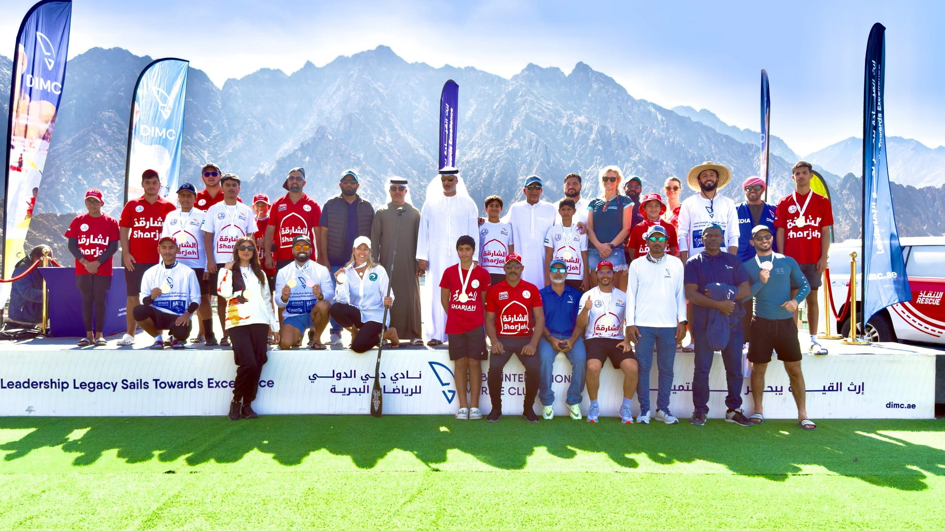 Sharjah Marine Sports Club shines in "Together to Hatta" event 