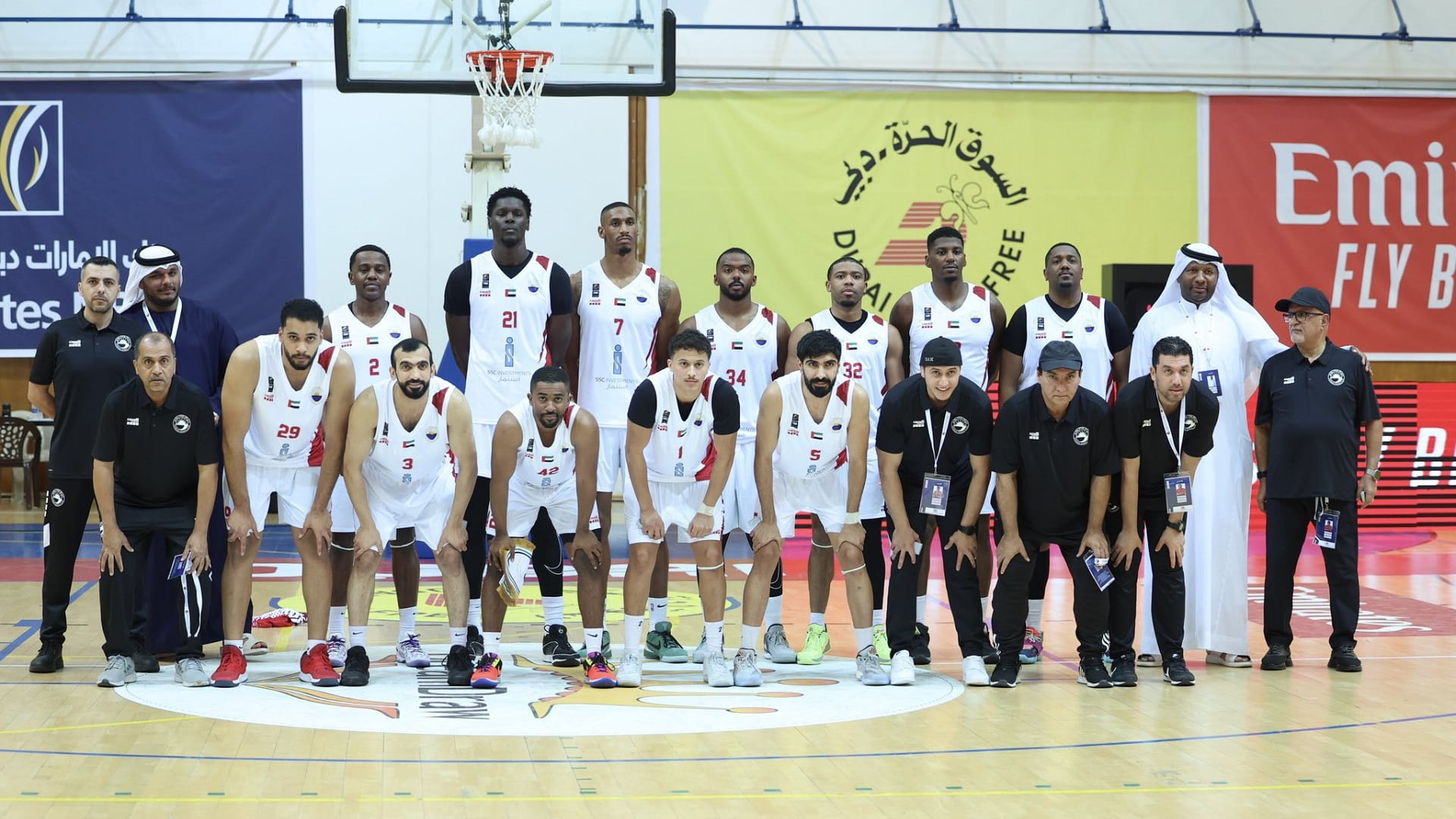الشارقة يفوز في أول ظهور له ببطولة دبي الدولية لكرة السلة