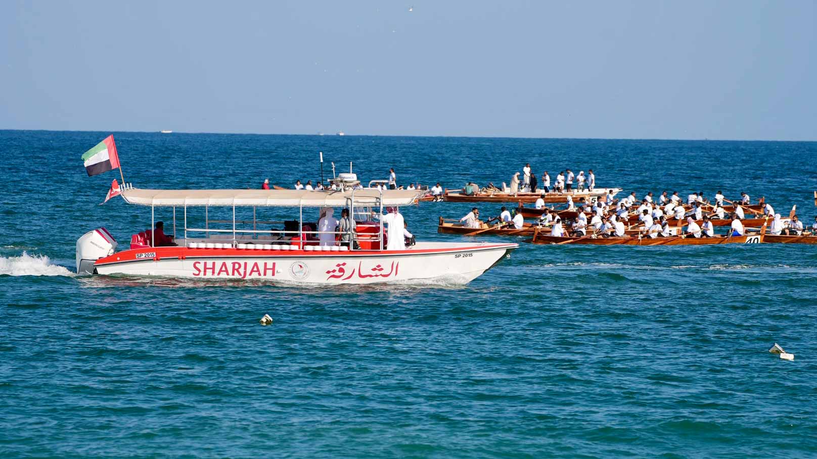 Heated competition in the Eastern Kalba Rowing Championship 