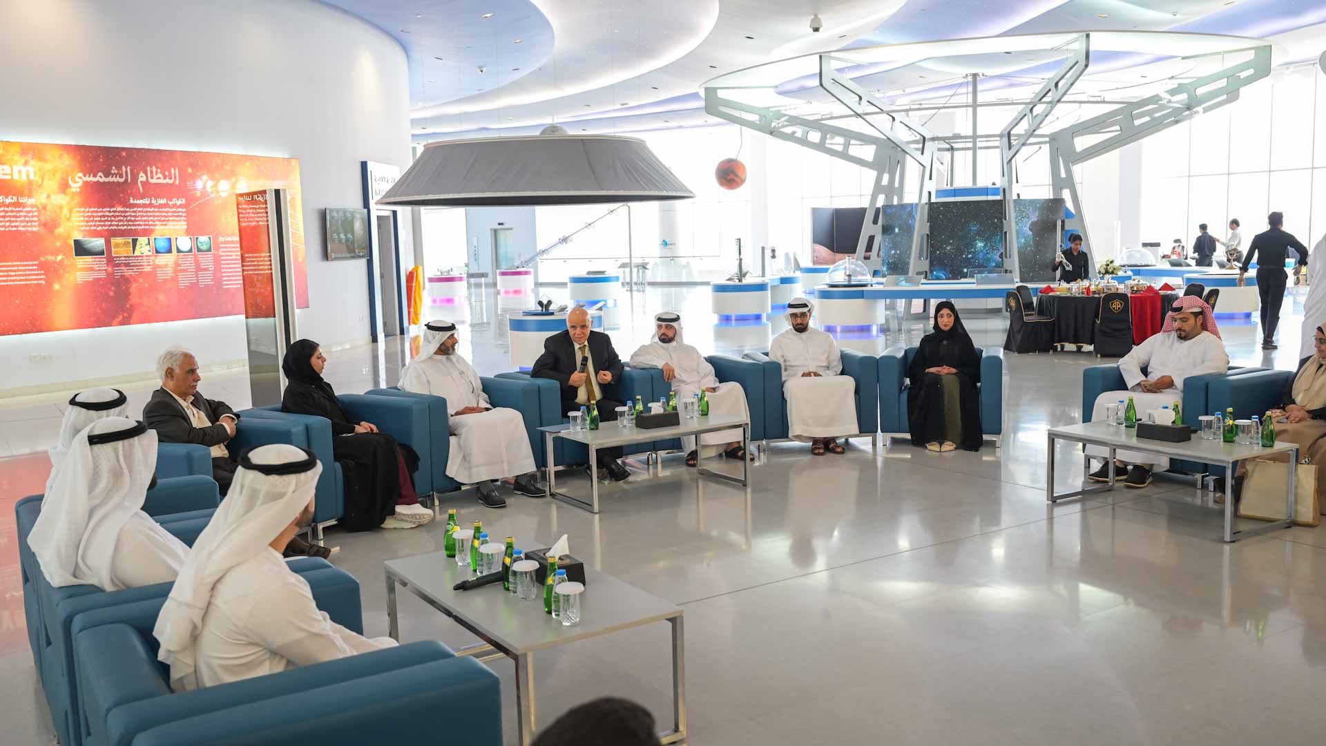 صورة بعنوان: "الشارقة لعلوم الفضاء" و"الإمارات للفضاء" تبحثان التعاون المشترك 