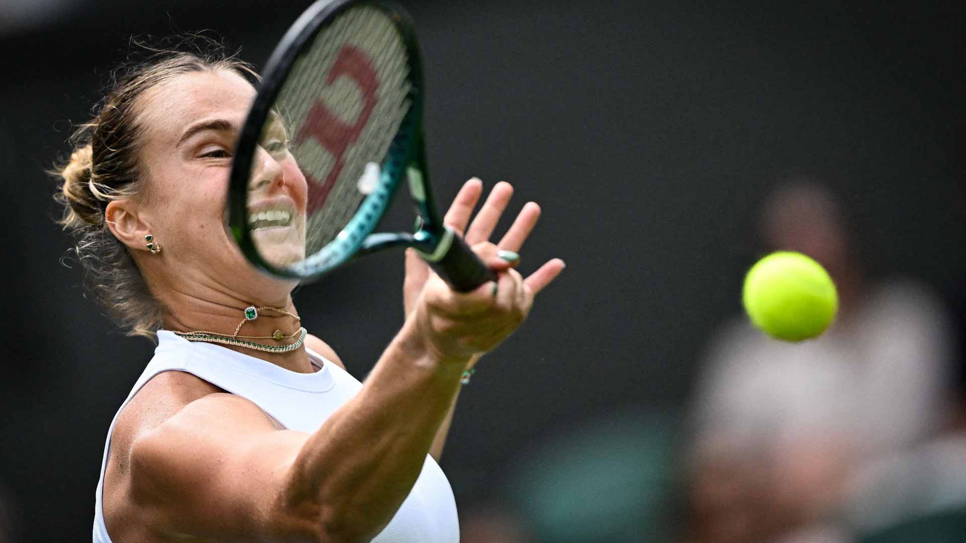 سابالينكا تبلغ الدور الثالث في بطولة ويمبلدون للتنس  