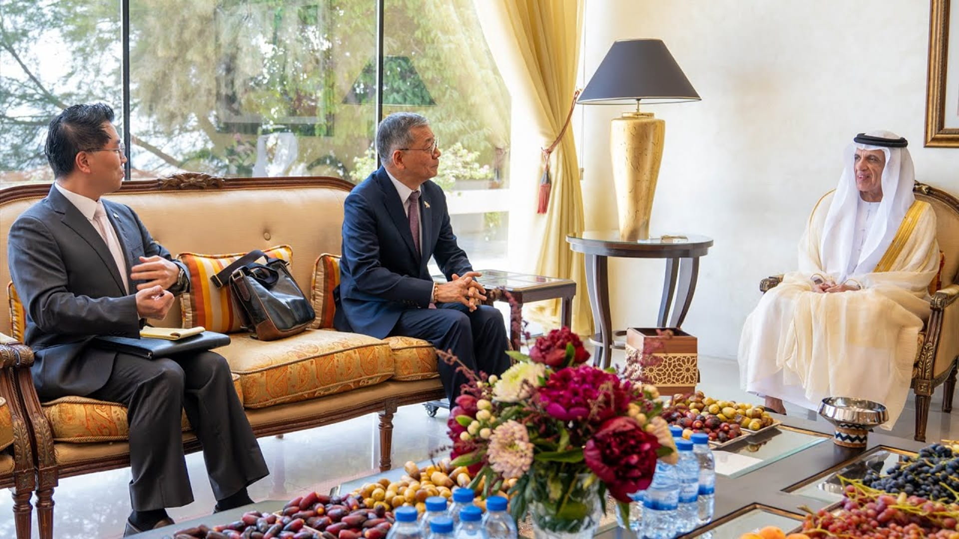 RAK Ruler receives outgoing Korean Ambassador