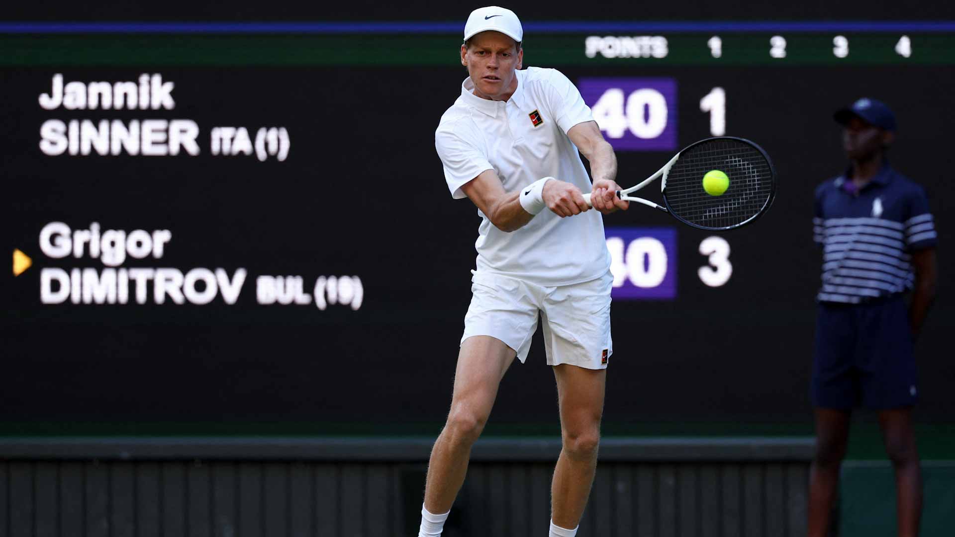 الإيطالي سينر يتأهل لربع نهائي بطولة ويمبلدون  