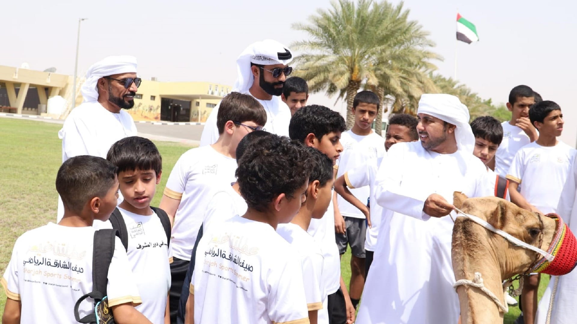 Sharjah Camel Club welcomes Sharjah Summer Sports participants 