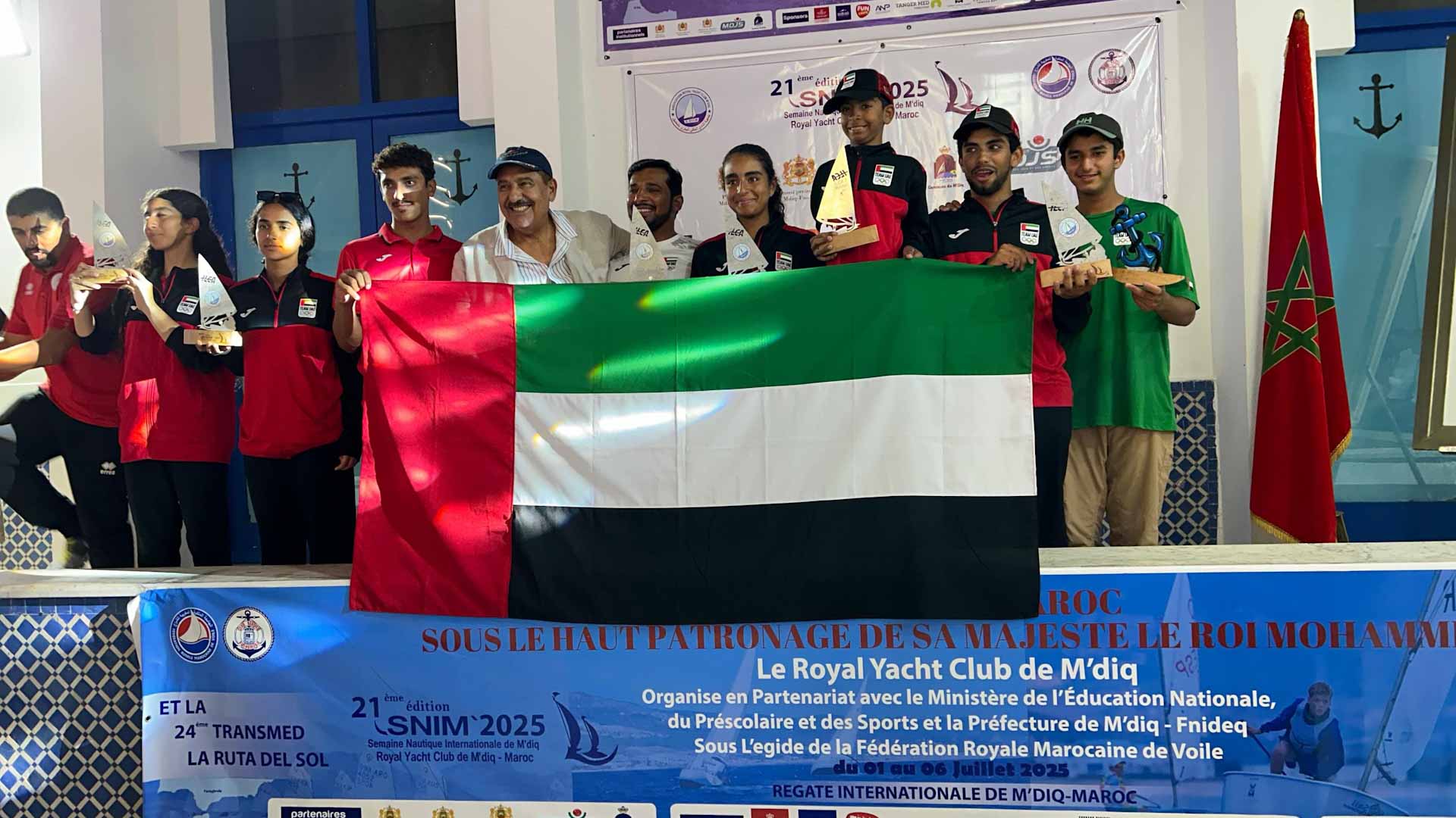 5 ميداليات لمنتخب الإمارات في بطولة "داليا الدولية" للشراع 