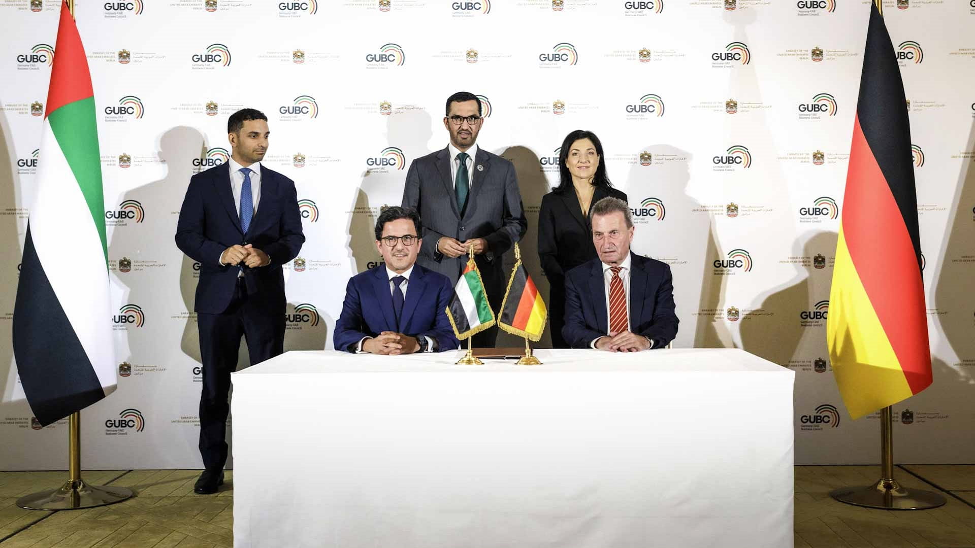 سلطان الجابر يشهد إطلاق "مجلس الأعمال الإماراتي – الألماني" 