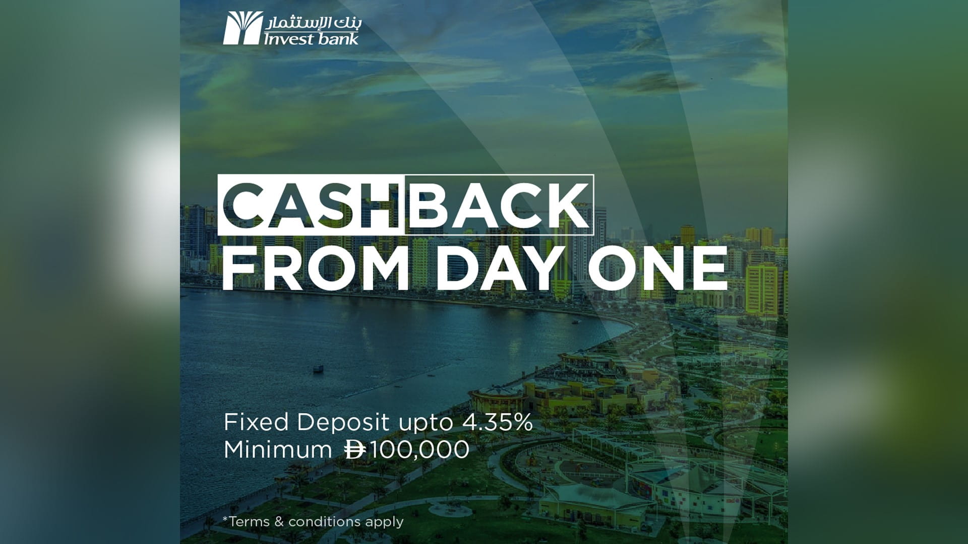 “Earn on Day One”: Invest Bank rolls out new cash-back fixed deposit 
