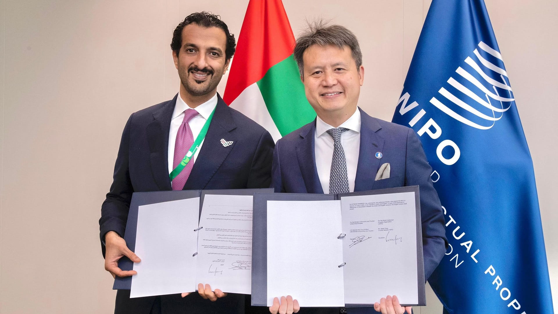 الإمارات توقّع اتفاقية مع "الويبو" لتطوير منظومة الملكية الفكرية