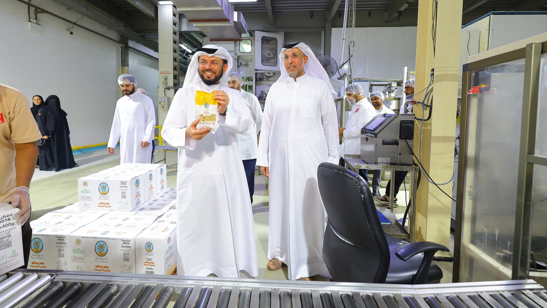 "اكتفاء" تُدشّن عملية إنتاج معكرونة "سبع سنابل" العضوية  